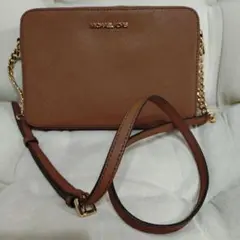 MICHAEL KORS ブラウン ショルダーバッグ