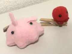 めんだこマスコットとたこクリップのセット