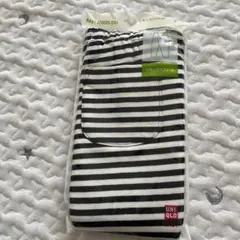 【新品未使用】UNIQLO レギンス10分丈　90cmリラックスフィットボーダー