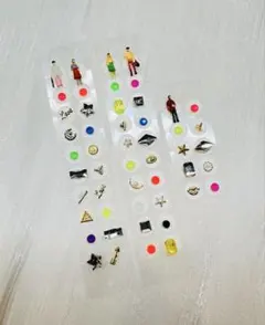 162.ネオンカラー系耳つぼジュエリー♡50粒セット