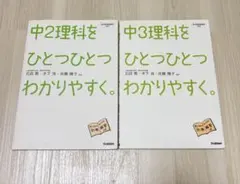 中2理科をひとつひとつわかりやすく中3理科をひとつひとつわかりやすく セット