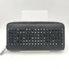 マイケルコース　長財布　財布　ウォレット　スタッズ　ブラック