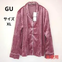 GU ベロア パジャマ XL ピンク 大きいサイズ ジーユー 未使用