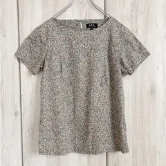 A.P.C. アーペーセー ブラウス　花柄ブラウス　総柄　トップス　半袖　xsのサムネイル