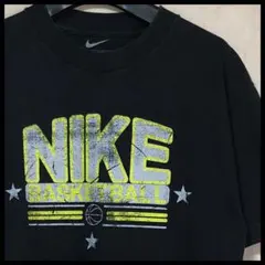 USED NIKE BASKETBALL ネオンカラー入りプリント Tシャツ