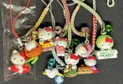 ご当地キティ　ハローキティ　根付け　ストラップ　9個セット