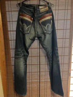 EDWIN ダークブルー ビンテージ ストレートジーンズ Y2K 平成