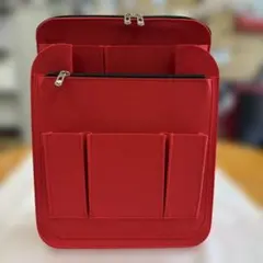 フェルト製 バッグインバッグ レッド 収納ケースのサムネイル