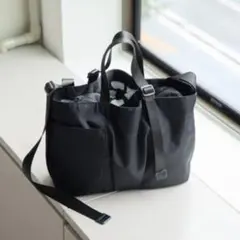 新品タグ付き イアパピヨネ ouchi 企画　アジャスタートートバッグ横型