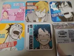 僕のヒーローアカデミア　原画展　アートコースター　５枚セット　緑谷出久