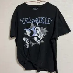 トムとジェリー 【 L 】半袖 Tシャツ トップス 黒のサムネイル