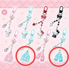 シークレットキーホルダー ミニチュアキルト キルト キティ ハローキティ　水色