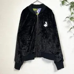 希少✨イーハイフン×Disney リバーシブルブルゾン ベロア 花柄 F