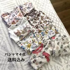 パジャマ４点　ZARA、西松屋、UNIQLO