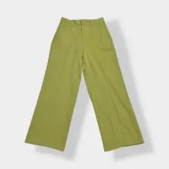 GRL grl グレイル センタープレスストレートパンツ ai07 L