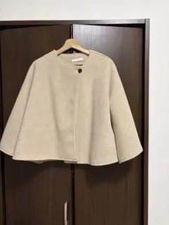 MINAGRAM ベージュ ケープコート