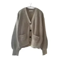JOURNALSTANDARD relume リブ編み カーディガン　ベージュ