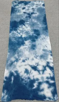 藍染　タイダイ染め　晒し　晒　手ぬぐい　ハンドメイド　文藍1350　93cm