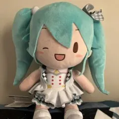 プロセカ　ふわふわぬいぐるみ　ステージのセカイの初音ミク
