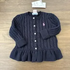 Ralph Lauren ネイビー カーディガン 12M