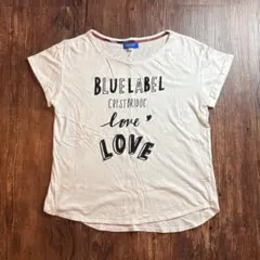 【古着】BLUE LABEL CRESTBRIDGE Tシャツ サイズ38