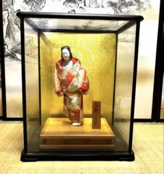 前原一旬作 長寿之お福 人形 ガラスケース入り - メルカリ