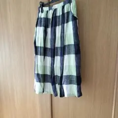 値下❤️美品❤️スタディオクリップ❤️チェック柄 ロングスカートのサムネイル