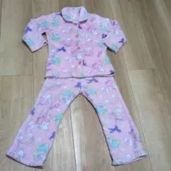 リトルツインスターズ パジャマ 120サイズ ピンク モコモコ★キキララ★美品