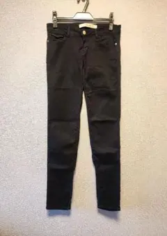 used ザラ ZARA スキニーデニム黒ブラック EUR38