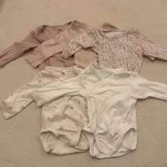 H&M オーガニックコットン ベビー肌着 6枚セット