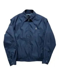 希少✨90s ポロスポーツ ラルフローレン スイングトップ 短丈 ユニセックス 希少 XXLサイズ 90s ポロ ラルフローレン スイングトップ 刺繍ロゴ