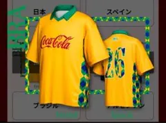 希少 1993/94 ゴイアスFC ユニフォーム コカ・コーラ ブラジルリーグ コカ・コーラ コークオン FIFA ワールドカップ26メキシコ ユニフォーム