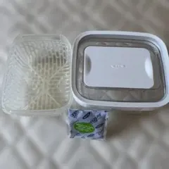 未使用★OXO GreenSaver 食品保存容器 野菜室用のサムネイル
