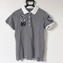 PEARLYGATES パーリーゲイツ 半袖 ポロシャツ チェック柄 30周年