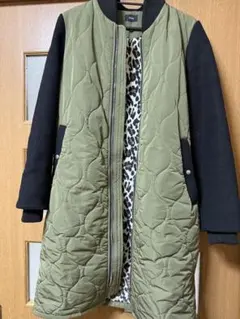【NINE】キルティングロングジャケット　レディース