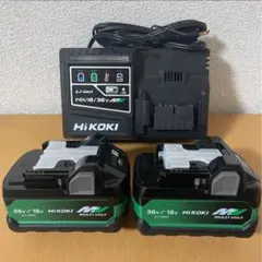 ハイコーキ リチウムイオン電池 BSL36A18X+急速充電器 UC18YDL2 - メルカリ