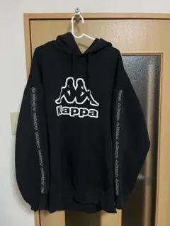 Kappa ブラック フード付きパーカー