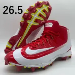 【新品】ナイキ ハラチプロ ミッド メタルクリート 野球用スパイク11.5 赤白 新品】ナイキ ハラチプロ ミッド メタルクリート 野球用スパイク11.5