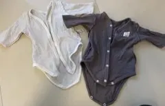 （値下げ中）長袖ボディスーツ2点セット（95cmまで）