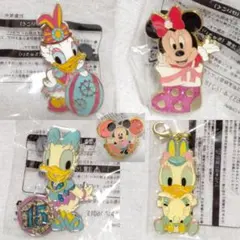 ディズニーシー ディズニーランド ピンバッジ セット 景品 デイジー ミニー