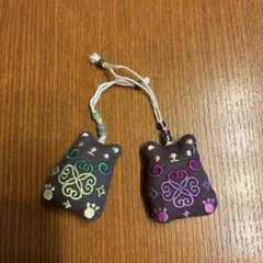 ストラップ HOKKAIDO刺繍入り2個セット
