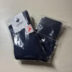 ネイビー　新品ソックス　ルコックスポルティフゴルフ