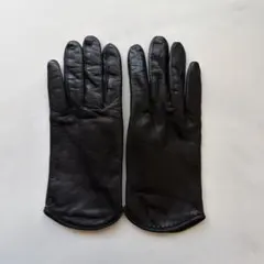 美品　ユナイテッドアローズ　レディース　レザーグローブ　ブラック　黒革手袋