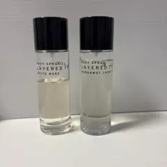 SHOLAYERED 　ボディスプレー　ベルガモットジャスミン、ホワイトローズ