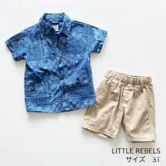 海外ブランド LITTLE REBELS セットアップ 3T 男の子 夏用