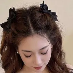 shein リボン ヘアクリップ