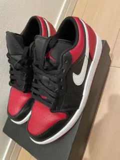 Nike AIR JORDAN 1 LOW BLACK/GYM RED