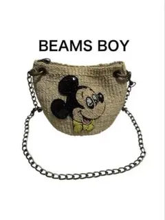 BEAMS BOY / ショルダー型 かごバッグ (ミッキーマウス)のサムネイル