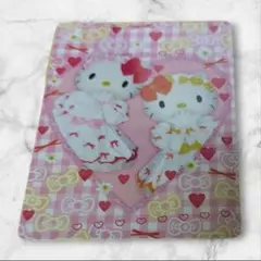 サンリオ いちご新聞50周年記念　トレーディングカード　ハローキティハローミミィ