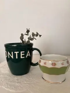 アフターヌーン　花ポット　2個